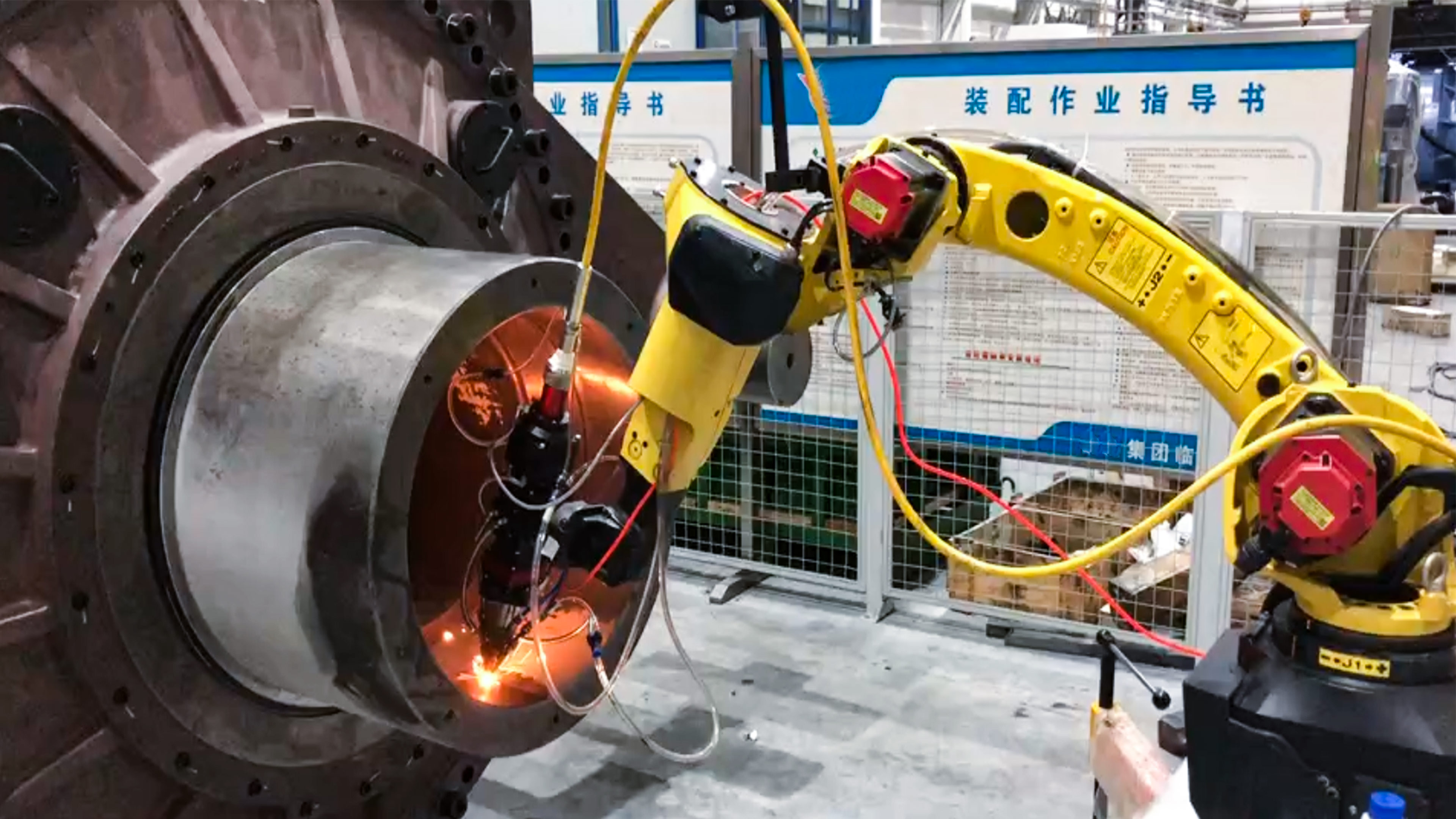 行星架激光熔覆修复